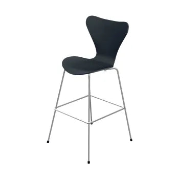 3197 Høj Barstol af Arne Jacobsen - Uden polstring / Lakeret / Sort - Jacobsen Plus