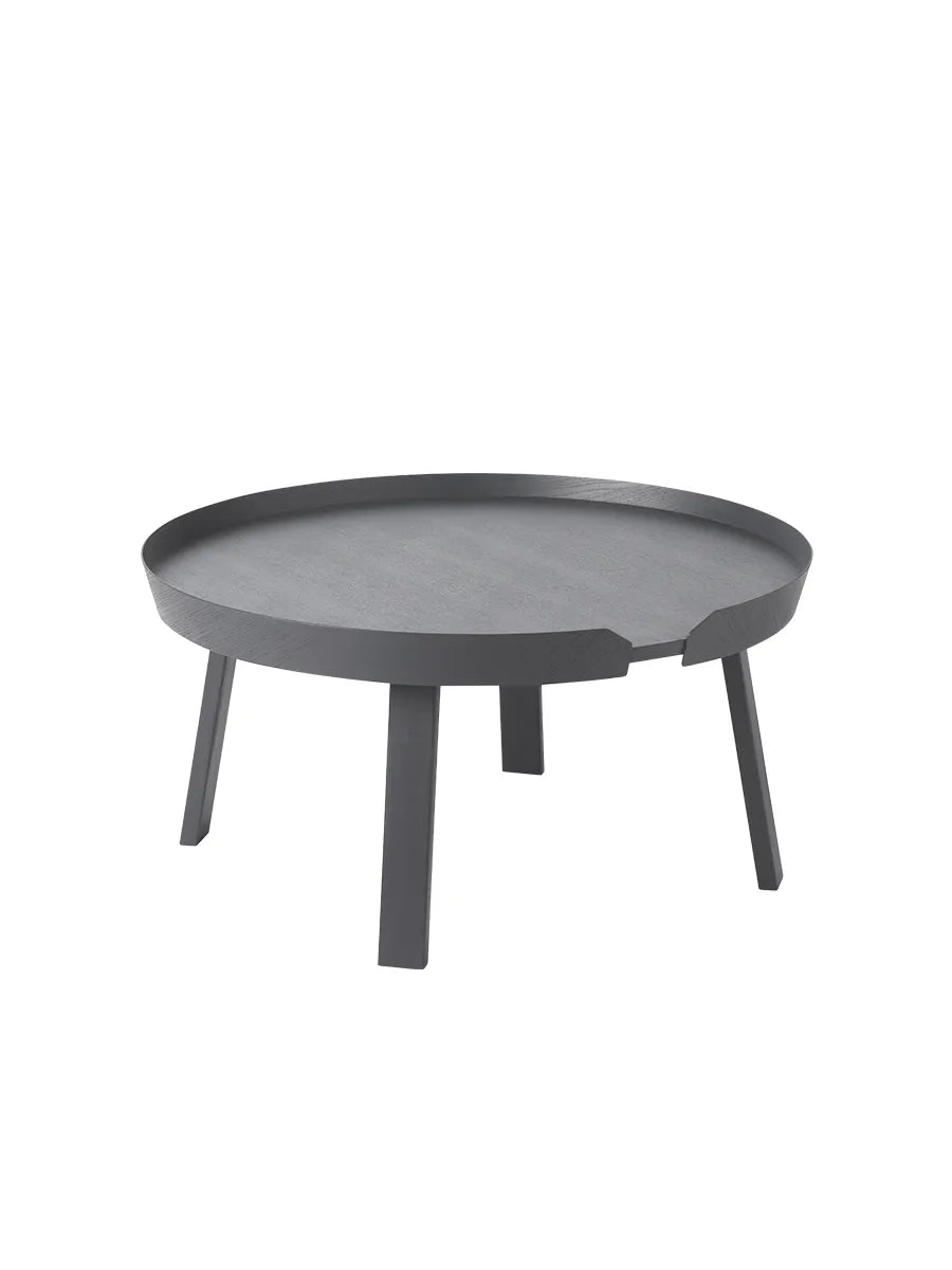 Around Coffee Table, large fra Muuto - Anthracite - Jacobsen Plus
