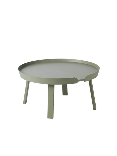 Around Coffee Table, large fra Muuto - Dusty green - Jacobsen Plus