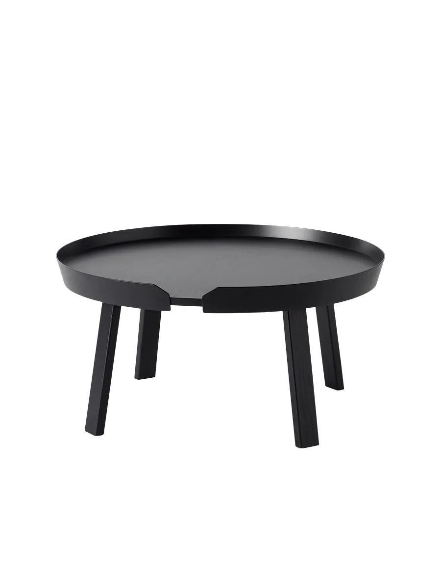 Around Coffee Table, large fra Muuto - Black - Jacobsen Plus