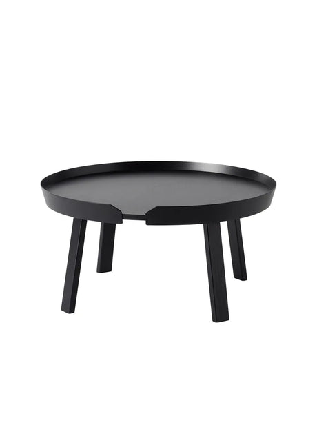 Around Coffee Table, large fra Muuto - Black - Jacobsen Plus