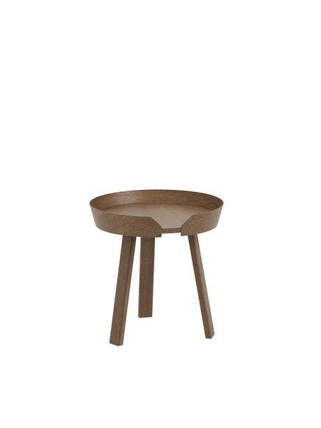 Around Coffee Table, small fra Muuto - Dark stained brown - Jacobsen Plus