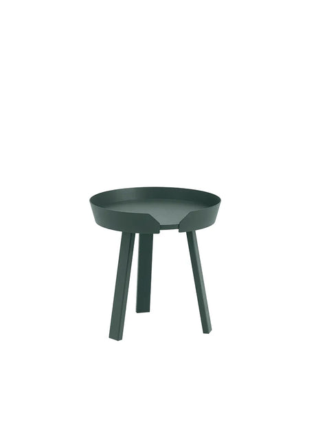 Around Coffee Table, small fra Muuto - Dark green - Jacobsen Plus