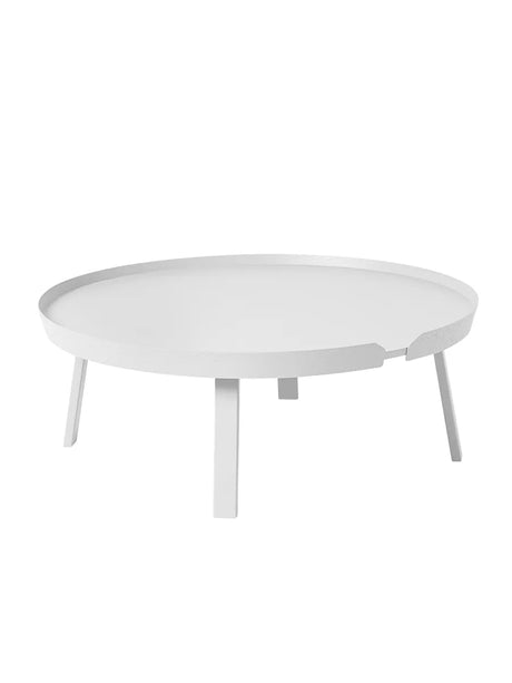 Around Coffee Table, extra large fra Muuto - White - Jacobsen Plus