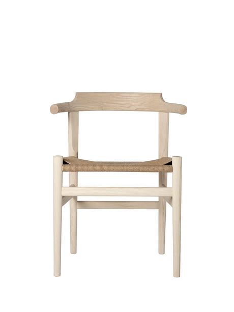 PP68 Stol af Hans J. Wegner - Natur papirgarn / Eg / Sæbebehandlet - Jacobsen Plus