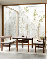 Asserbo sæt, spisebord og bænke inkl. hynder, af Børge Mogensen - 2 - Jacobsen Plus