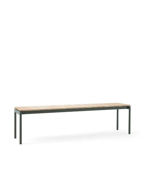 Ville AV28 Havebænk, 180x40 fra &Tradition - Bronze Green - Jacobsen Plus