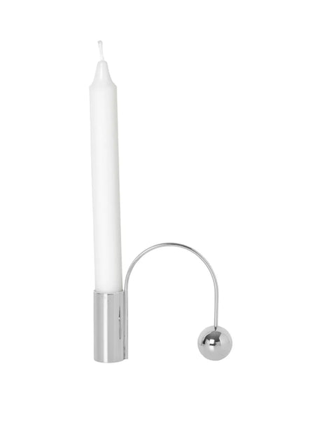 Balance Candle Holder fra Ferm Living - Krom - Jacobsen Plus