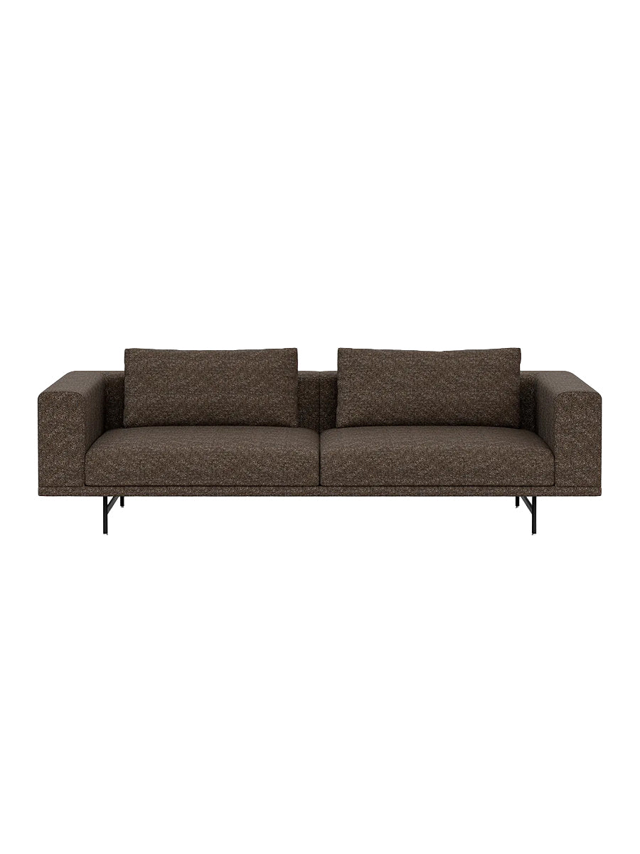 Vipp - Loft 3-Personers Sofa - Bark - Sort pulverlakeret stel - Jacobsen Plus