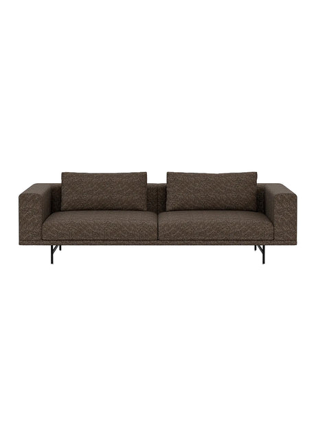Vipp - Loft 3-Personers Sofa - Bark - Sort pulverlakeret stel - Jacobsen Plus