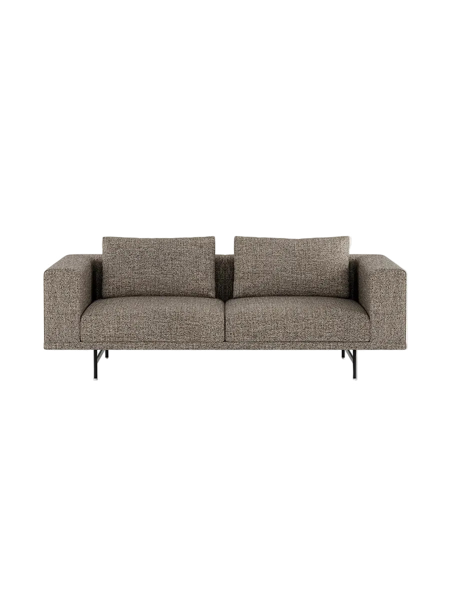 Vipp - Loft 2-Personers Sofa - Bark - Sort pulverlakeret stel - Jacobsen Plus
