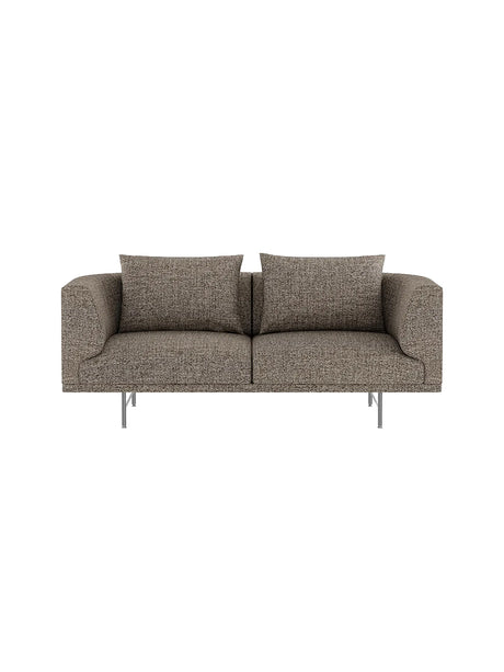 Vipp - Chimney 2-Personers Sofa - Bark - Sort pulverlakeret stel - Jacobsen Plus