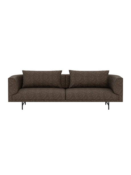 Vipp - Chimney 3-Personers Sofa - Bark - Sort pulverlakeret stel - Jacobsen Plus