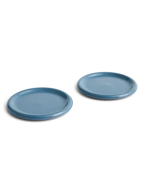 Barro Plate Ø24, sæt á 2 stk. fra Hay - Dark blue - Jacobsen Plus