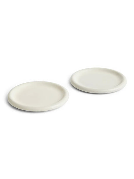 Barro Plate Ø24, sæt á 2 stk. fra Hay - Off white - Jacobsen Plus