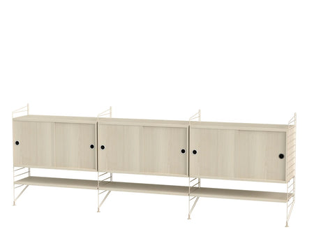 Reol, Living room F fra String - Beige - ask - Jacobsen Plus