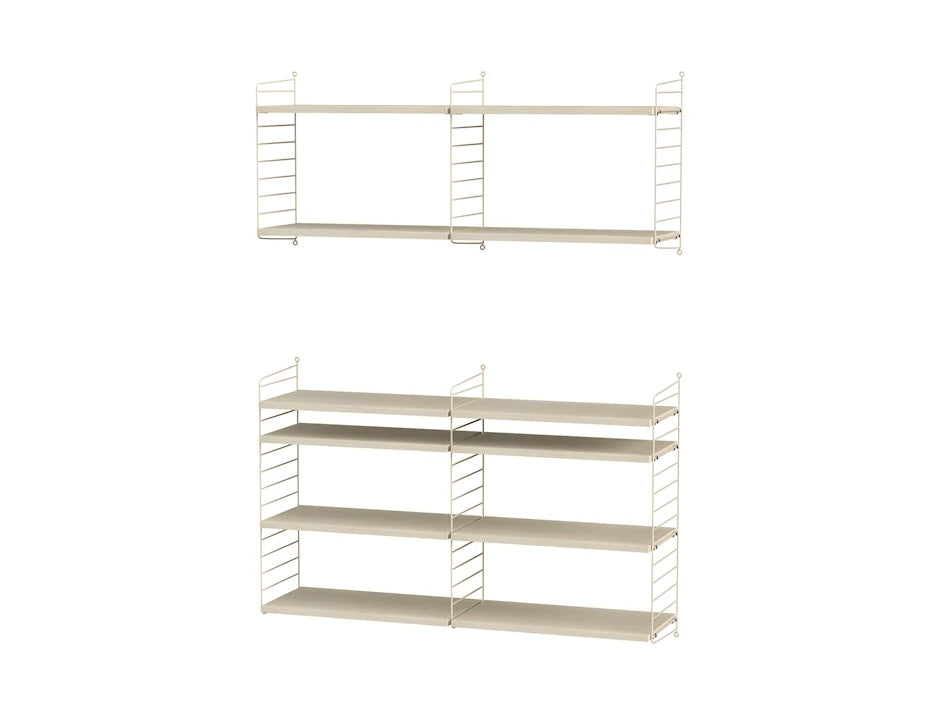 Reol, Living room N fra String - Beige - ask - Jacobsen Plus