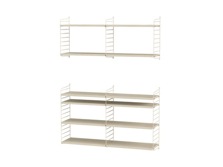 Reol, Living room N fra String - Beige - ask - Jacobsen Plus