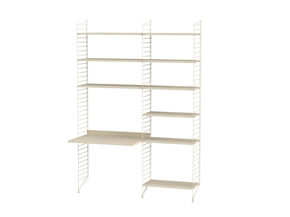 Kontor, bundle B fra String - Beige - ask - Jacobsen Plus