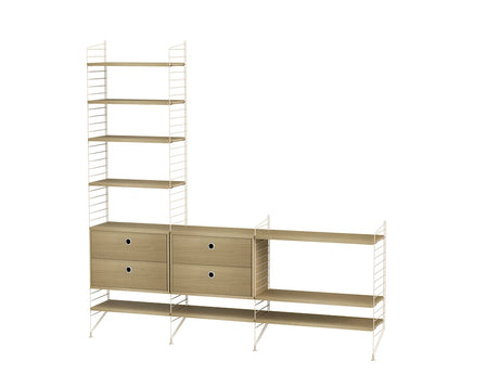 Reol, Living room J fra String - Beige - eg - Jacobsen Plus