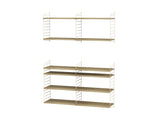 Reol, Living room N fra String - Beige - eg - Jacobsen Plus