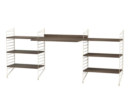 Kontor, bundle D fra String - Beige - valnød - Jacobsen Plus