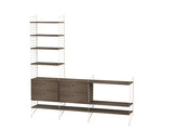 Reol, Living room J fra String - Beige - valnød - Jacobsen Plus