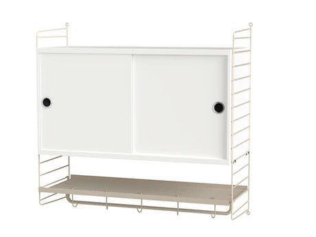 Soveværelse, bundle F fra String - Beige - hvid - Jacobsen Plus