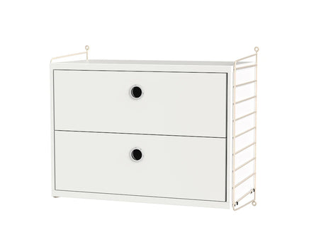 Soveværelse, bundle A fra String - Beige - hvid - Jacobsen Plus