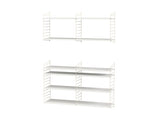 Reol, Living room N fra String - Beige - hvid - Jacobsen Plus