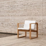 Bodil Kjær udendørs loungesæt i teak med 1 sidebord og 2 loungestole inkl. hynder fra Carl Hansen & Søn - 8 - Jacobsen Plus