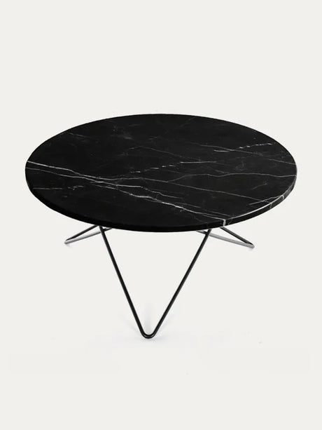 O Table i marmor fra OX Denmarq - Sort / Sort marmor - Jacobsen Plus