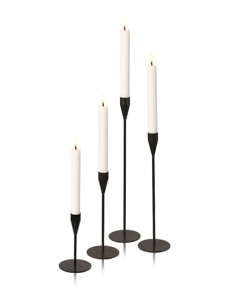 Mars Lysestage, sort fra Piet Hein - Maxi - H: 32 cm - Jacobsen Plus