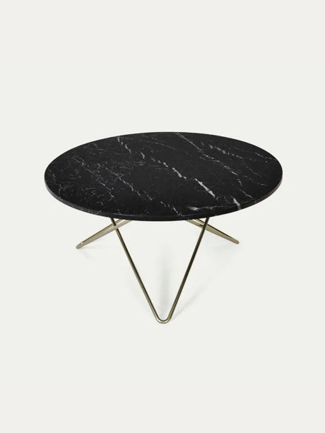O Table i marmor fra OX Denmarq - Messing / Sort marmor - Jacobsen Plus
