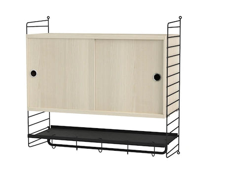 Soveværelse, bundle F fra String - Sort - ask - Jacobsen Plus