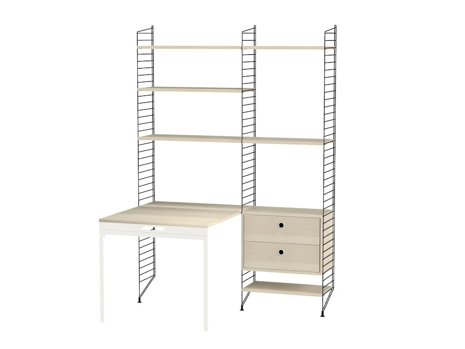Kontor, bundle E fra String - Sort - ask - Jacobsen Plus