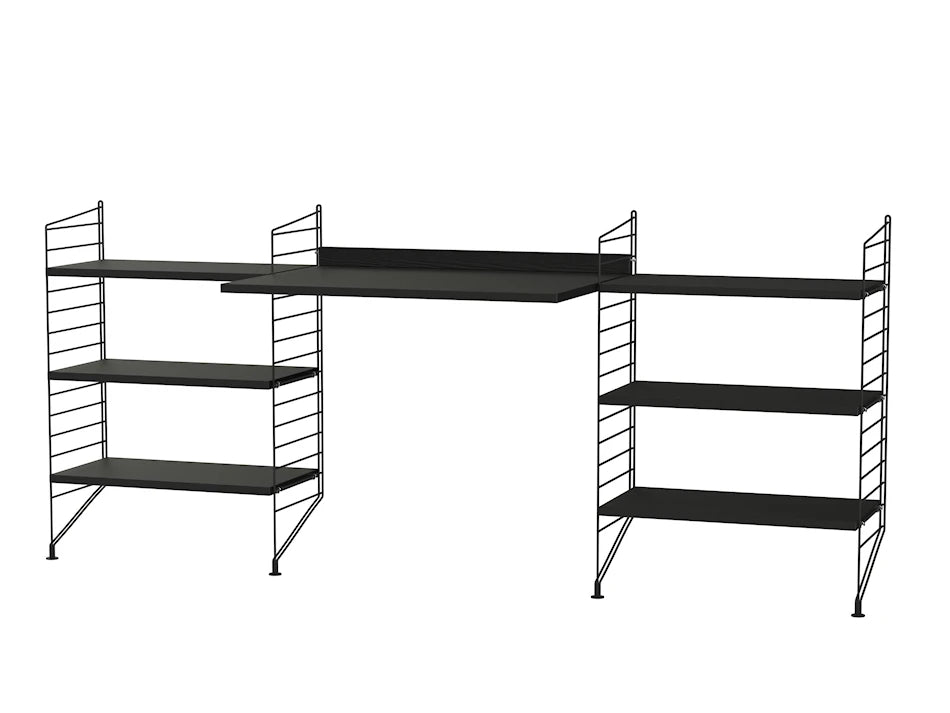Kontor, bundle D fra String - Sort - sort ask - Jacobsen Plus