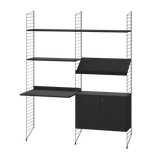 Kontor, bundle I fra String - Sort - sort ask - Jacobsen Plus