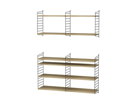 Reol, Living room N fra String - Sort - eg - Jacobsen Plus