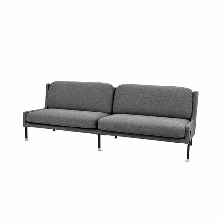 Blink 3-pers sofa, Steelcut Trio 124 HR Black sand/gold fra Stellar Works - 1 - Jacobsen Plus