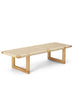 BM0489L Table Bench, eg olie papirflet af Børge Mogensen