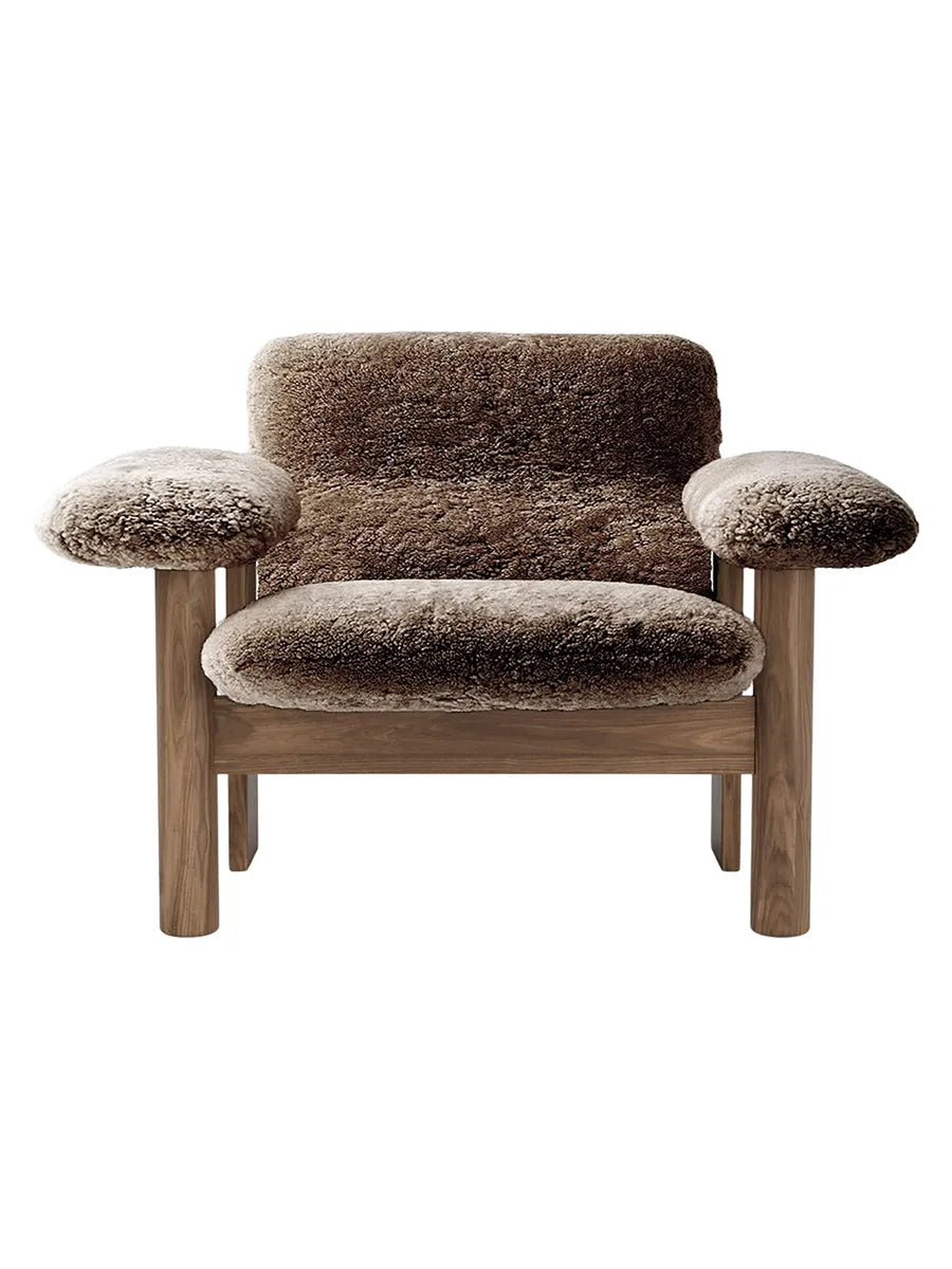 Brasilia Lounge Chair, low back, sheepskin fra Audo Copenhagen - 16 - Jacobsen Plus