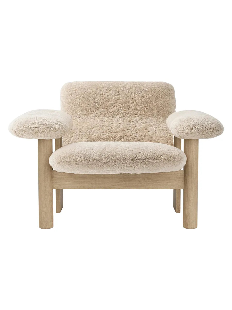 Brasilia Lounge Chair, low back, sheepskin fra Audo Copenhagen - 6 - Jacobsen Plus