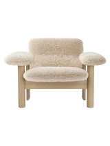 Brasilia Lounge Chair, low back, sheepskin fra Audo Copenhagen - 6 - Jacobsen Plus