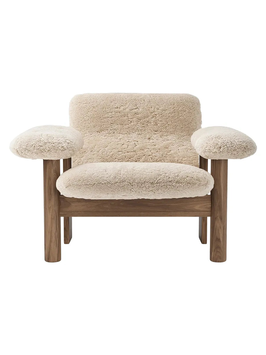 Brasilia Lounge Chair, low back, sheepskin fra Audo Copenhagen - 10 - Jacobsen Plus