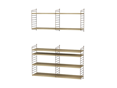 Reol, Living room N fra String - Brun - eg - Jacobsen Plus