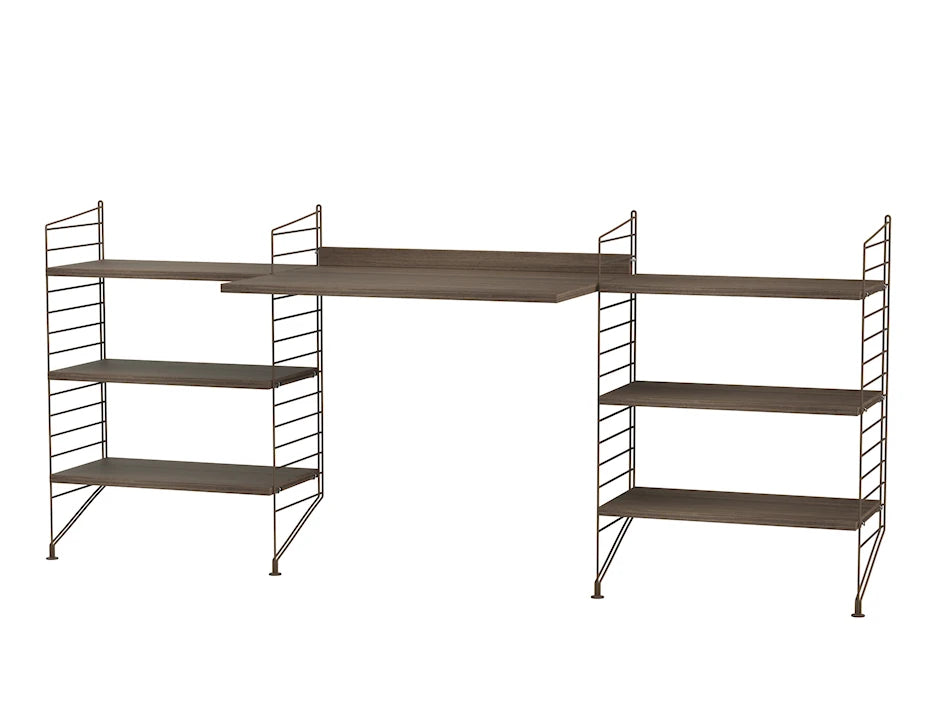 Kontor, bundle D fra String - Brun - valnød - Jacobsen Plus