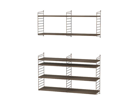 Reol, Living room N fra String - Brun - valnød - Jacobsen Plus