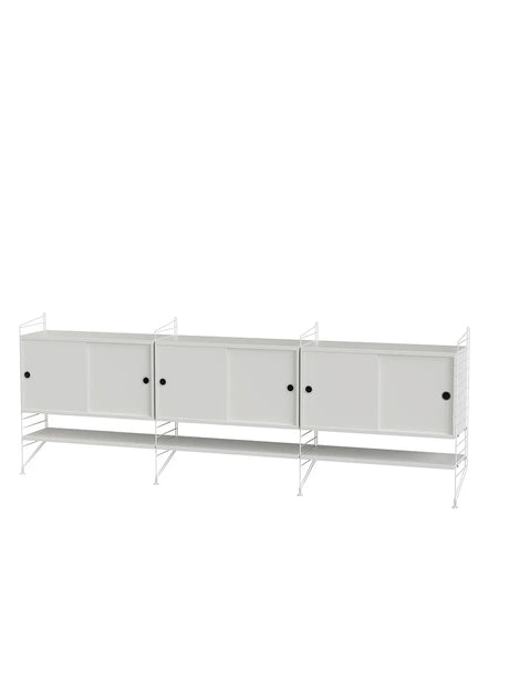 Reol, Living room F fra String - Eg - hvid - Jacobsen Plus