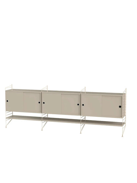 Reol, Living room F fra String - Eg - hvid - Jacobsen Plus
